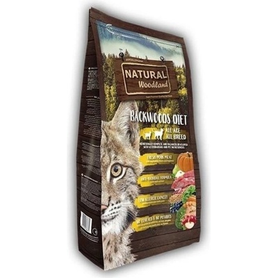 Natural Woodland Backwoods Diet Cat & Kitten vepřové 5 kg