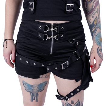 Image 1 of VIXXSIN дамски къси панталони vixxsin - neith - ЧЕРНО - poi1354