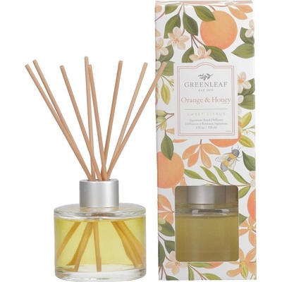 Greenleaf Vonný difuzér Orange & Honey žlutá 118 ml