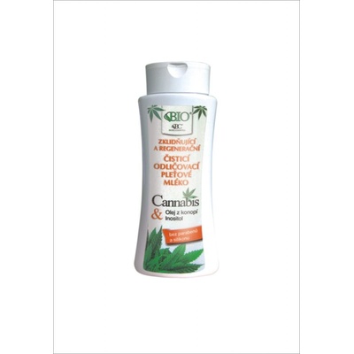 Bione Cosmetics Cannabis čistící odličovací pleťové mléko 255 ml