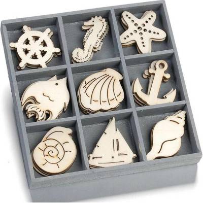 Knorr Prandell Oceán - dřevěné dekorace 45 ks – Zboží Dáma