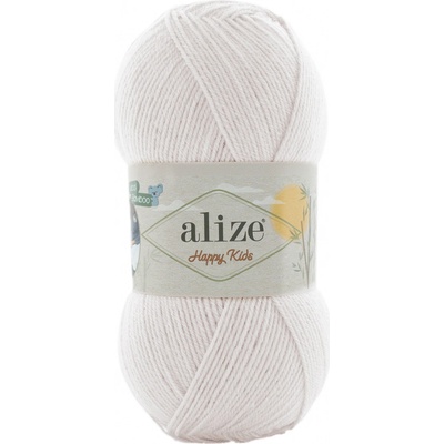 Alize Happy Kids 55 - bílá