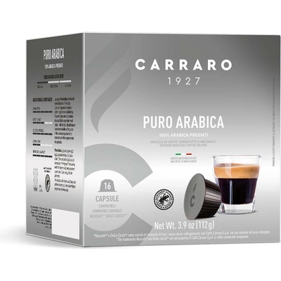 Carraro Caffe Puro Arabica Dolce Gusto 16 x 7 g
