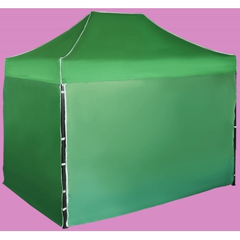 Expodom Párty stan 2x3m - oceľový, Zelená, 4 bočné plachty
