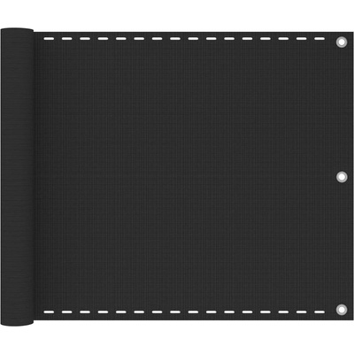 zahrada-XL Balkónová zástěna HDPE 75 x 500 cm antracitová 310838