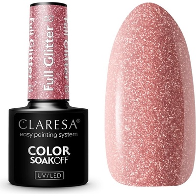Claresa Gél lak FULL GLITTER 8 5 g