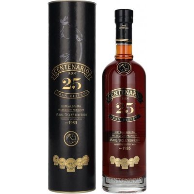 Ron Centenario Gran Reserva Sistema Solera Rum 25y 40% 0,7 l (tuba)