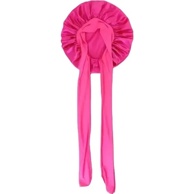 Amparo Miranda Saténová čepice na spaní AM7001 tmavě růžová