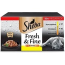 Krmivo pre mačky Sheba Fresh&Fine drůbeží výběr 50 x 50 g