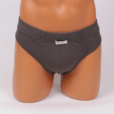 Мъжки слип в тъмносив цвят - изчистен модел