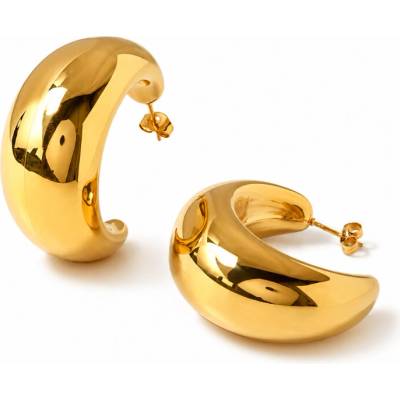 Olivie Náušnice MOON GOLD 10221