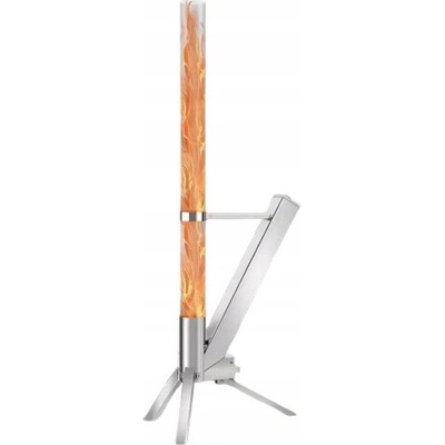 JET Volně stojící biokrb 36 x 125,5 x 44,5 cm nerezová ocel stříbrný