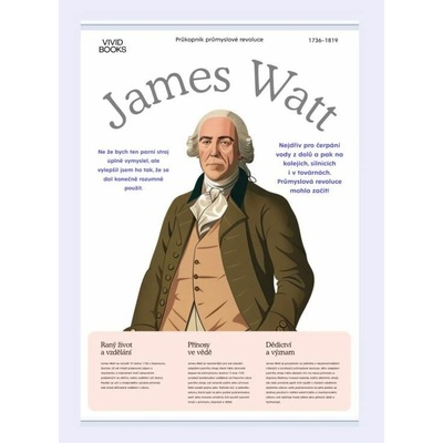 Plátěný obraz James Watt 1000 × 1400 mm