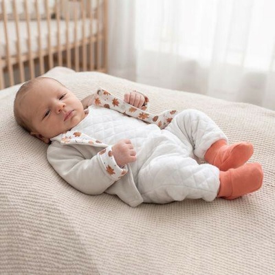 Baby Service Dojčenské bavlnené capáčky uni koralové