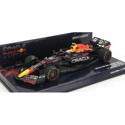MINICHAMPS RED BULL F1 RB18 TEAM ORACLE RED BULL RACING N 11 2nd JAPAN GP 2022 SERGIO PEREZ - MATT BLUE YELLOW RED 1:43