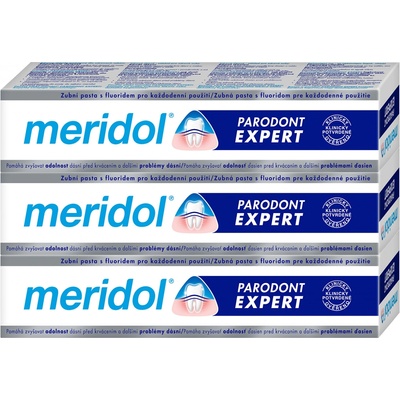 Meridol Parodont Expert zubní pasta tripack 75 ml