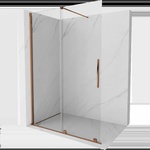 Mexen Velar плъзгаща се душ-преграда Walk-in 130 x 200 см, прозрачно 8 mm, розово (871-130-000-03-60)
