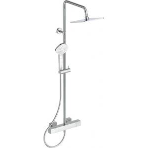 Ideal Standard Душ колона с термостат Ideal Standard Ceratherm C100 хромирана 1-функционална глава (A7540AA)
