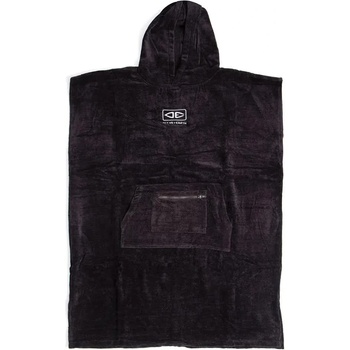 Ocean & earth Corp Hooded poncho - Black (Black)