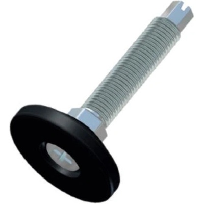 KP Nečleněná nastaviteľná nožička pr.38 mm, M10 x 25 mm 466142