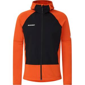 Mammut Мъжко поларено яке Mammut Massone Midlayer Hooded Jacket Fleece jacket - Autumn Larice / Black (005-5998-0612)