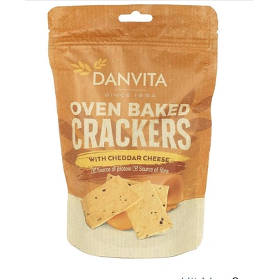 DANVITA крекери с чедър 100 г