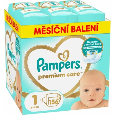 Pampers Premium care 1 156 ks