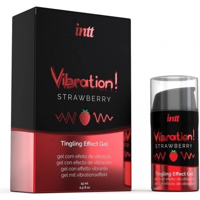 Intt Tingling Effect Vibration Gel Strawberry 15 ml
