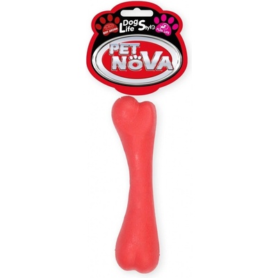 Petnova Hracky TPR BONE 16 CM RED