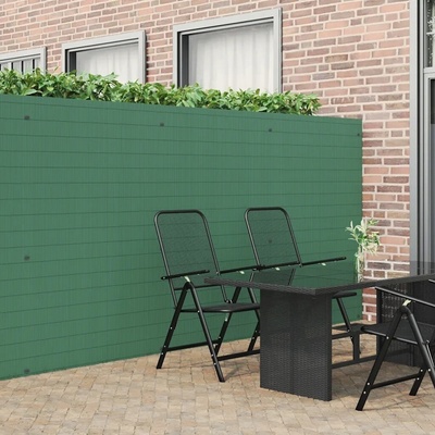 vidaXL Zahradní plot oboustranný zelený 1,8 x 5 m PVC