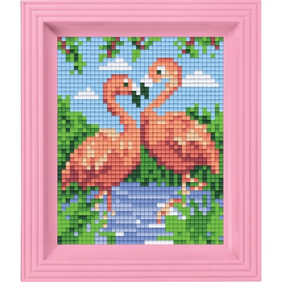 Pixelhobby Мозайка с рамка и пиксели Classic, Pixelhobby - Фламинго (31442)