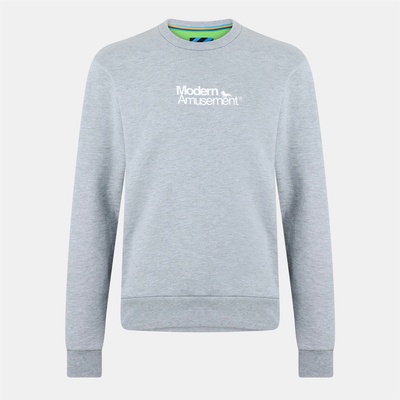 Modern Amusement Блуза Modern Amusement Men's Muscle Crew Sweatshirt - Mid Mrl Grey