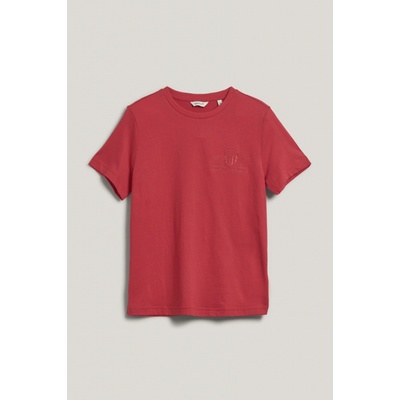 Gant REG TONAL SHIELD SS T SHIRT BRIGHT RED