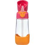b.box Бутилка със сламка b. box - Tritan, Strawberry shake, 450 ml (BX441) - ozone