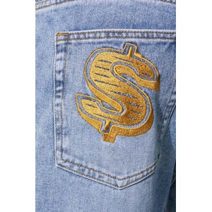 Billionaire Boys Club Дънки Diamond & Dollar Embroidered Denim (B24152)