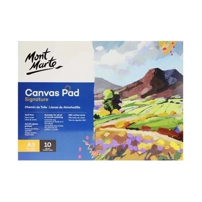 MontMarte Mont Marte blok s malířským plátnem A4 č. 0024 280g/m² 10 listů