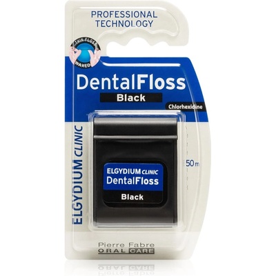 Elgydium Clinic DentalFloss конец за зъби Black