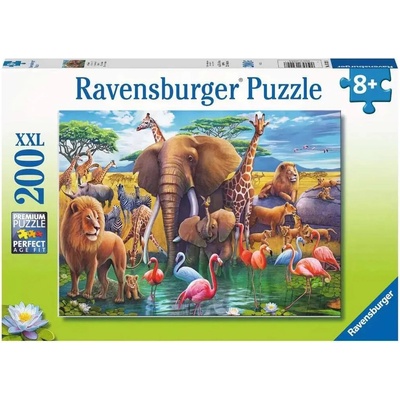Ravensburger Zvieratá pri napájadle 200 dielov