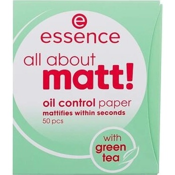 Essence papírky proti mastnotě All About Matt! Oil Control Paper 50 ks
