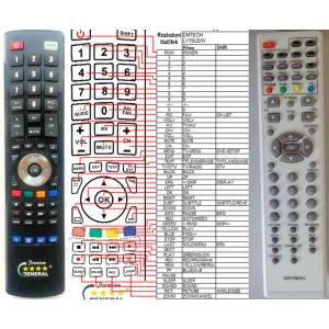 GENERAL DMTECH LV19LE/W - съвместимо дистанционно управление на марката General (LV19LE/W) Дистанционно
