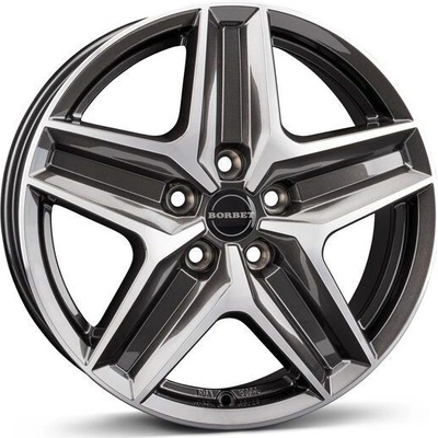 Borbet CWZ 7,5x18 5x112 ET48 mistral anthracite gloss