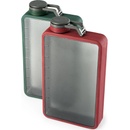 GSI Outdoors Boulder Flask průhledná placatka mountain view 475 ml