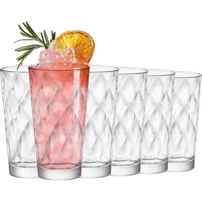 Bormioli ROCCO Sada sklenic KALEIDO LONG DRINK 6 x 370 ml