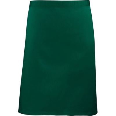 Premier Zástěra Colours PR 151 do pasu krátká COT-39015120299 Zelená lahvově