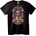 NOONEBRAND Тениска Астронавт Череп и Лисица - 6XL, Black