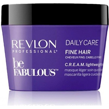 Revlon Be Fabulous Lightweight Mask lehká výživná maska pro jemné vlasy 200 ml