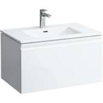 Laufen Pro S - Шкафче с умивалник, 80x50 см, 1 чекмедже, лъскаво бяло H8609634751041 (H8609634751041)
