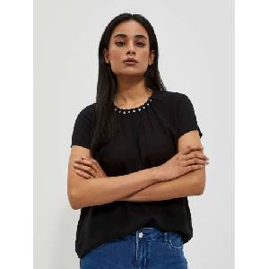 Moodo Черна дамска блуза Moodo Moodo | Cheren | ЖЕНИ | XS - zoot - 31,49 лв