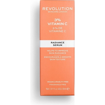Makeup Revolution 3 % Vitamin C Scincare Radiance Serum 30 ml