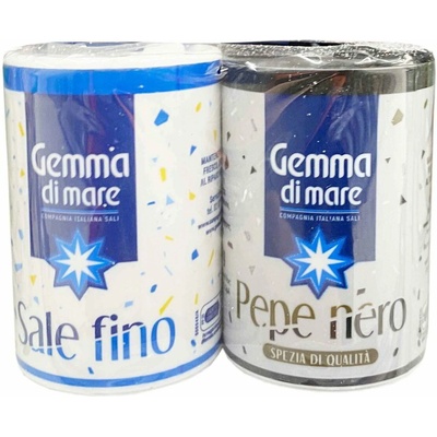 Gemma di Mare jedmná soľ 50g a čierne korenie 18g